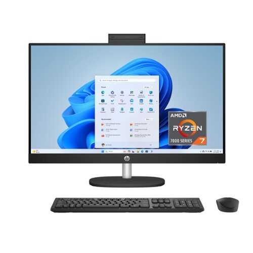 Rent to own HP - 27" Full HD All-in-One with Adjustable Height - AMD Ryzen 7 7730U - 8GB Memory - 512GB SSD - Jet Black