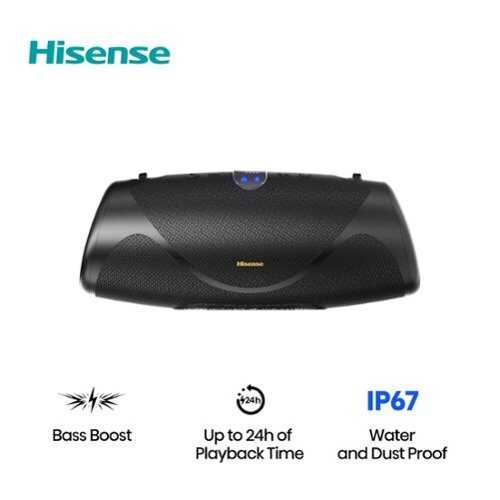 Rent to own Hisense - Portable Speaker - Black
