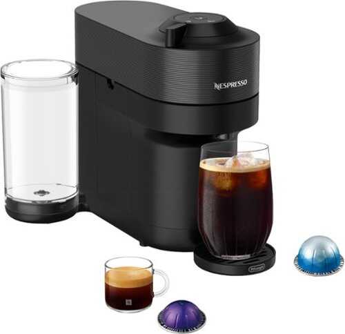 Rent to own Nespresso - Vertuo Pop+ Coffee and Espresso Maker by De'Longhi - Liquorice Black