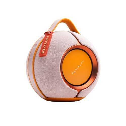 Rent to own Devialet - Mania Portable Bluetooth and Wi-Fi Capability Speaker (w/Cocoon Dock) - Rose Bloom