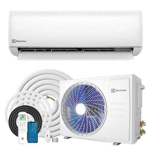 Rent to own Electrolux - Vega 450 Sq Ft 9000 BTU Smart Mini Split Air Conditioner & Heat Pump with Remote and Wi-Fi - White