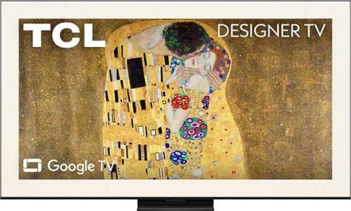 Rent to own TCL - 65" Class A400U Designer Series 4K UHD HDR QD-Mini LED Smart TV with Google TV, Art Library, and Flush Wall Mount (2026)