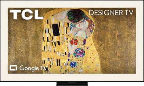 Rent to own TCL - 85" Class A400U Designer Series 4K UHD HDR QD-Mini LED Smart TV with Google TV, Art Library, and Flush Wall Mount (2026)