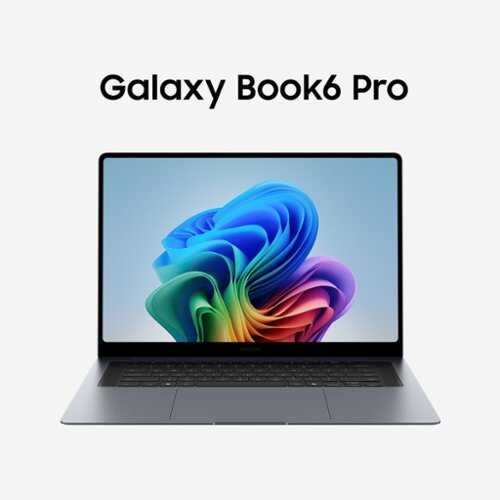 Rent to own Samsung - Galaxy Book6 Pro - Copilot+ PC - 16" AMOLED Touch Screen Laptop - Intel Core Ultra X7 - 16GB Memory -1TB SSD - Gray
