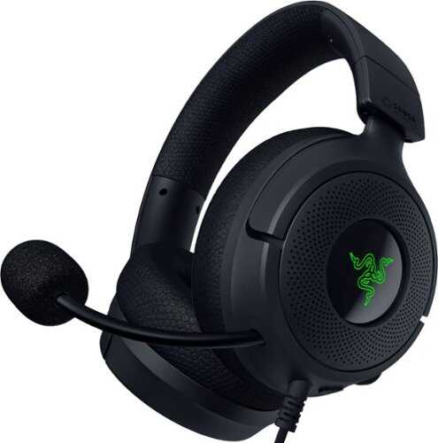Rent to own Razer - Kraken V4 X Sensa HD Haptics Wired Over-the-Ear Gaming Headset for PC, Mac, Playstation, Nintendo Switch - Black