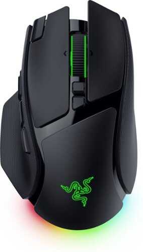 Rent to own Razer - Basilisk V4 Pro Ergonomic Gaming Mouse with 8000 Hz Polling and Chroma RGB - Wireless - Black