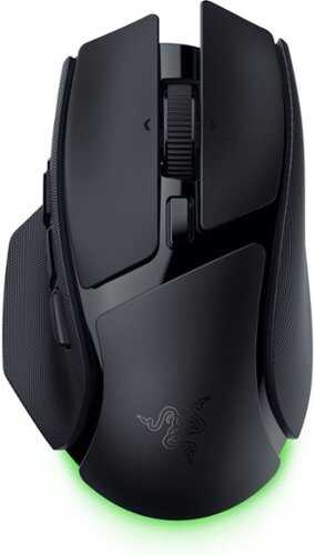 Rent to own Razer - Basilisk V4 HyperSpeed Ergonomic Gaming Mouse with Chroma RGB Underglow - Wireless - Black