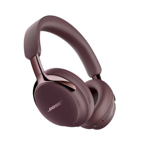 Rent to own Bose - QuietComfort Ultra Headphones (2nd Gen) Wireless Noise Cancelling Over-Ear Headphones with Immersive Audio - Cherry Chocolate