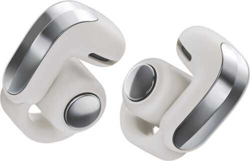 Rent to own Bose - Ultra Open Earbuds (2nd Gen) - Wireless Bluetooth Open Ear Earbuds with Immersive Audio and Wireless Charging - White Smoke