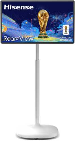 Rent to own Hisense - 32” Class S6 RoamView Series QLED 4K UHD Smart Android OS Portable TV (2026) - White