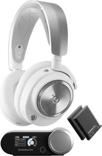 Rent to own SteelSeries - Arctis Nova Pro Wireless Over-the-Ear Gaming Headset with 2.4Ghz/Bluetooth for PC, PS5, PS4, Switch and Switch 2 - White