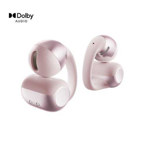 Rent to own Shokz - OpenDots 2 Open-Ear Clip-On True Wireless Bluetooth Earbuds - Pink