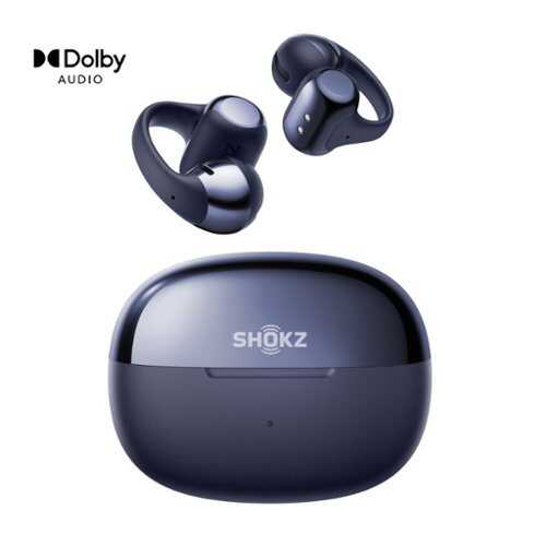 Rent to own Shokz - OpenDots ONE Open-Ear Clip-On True Wireless Bluetooth Earbuds - Midnight Blue