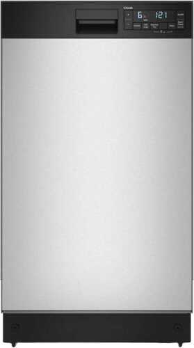 Rent to own Whirlpool - 18" Stainless Steel Dishwasher with Half Load Cycle and Triple Spray Arms - 48 dBA - Stainless Steel