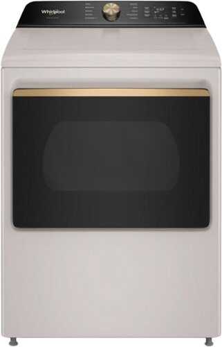 Rent to own Whirlpool - 7.5 cu. ft. Smart Gas Top Load Dryer with Steam Iron and AI Dry - Fresh Linen