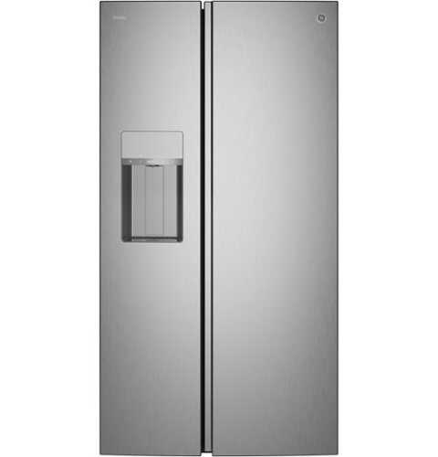 Rent to own GE Profile - 36 in. Wide 27.8 Cu. Ft. Smart Side-By-Side Refrigerator with Hands-Free AutoFill and CustomSize Ice - Stainless Steel