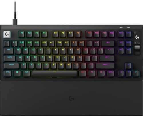 Rent to own Logitech - G PRO X2 RAPID (Tenkeyless) Wired Gaming Keyboard with Magnetic Analog Switches and OLED Display - Black