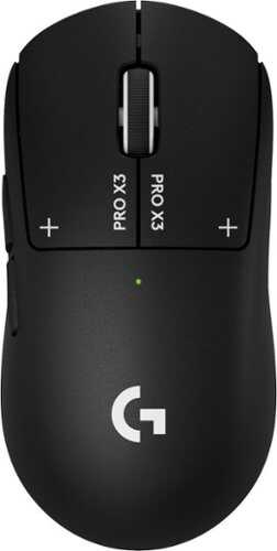 Rent to own Logitech - G PRO X3 SUPERSTRIKE Wireless Gaming Mouse, Ultra-Lightweight with Programmable Buttons for PC, Mac - Wireless - Black