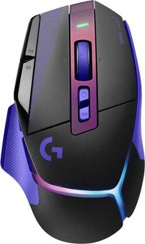 Rent to own Logitech - G502 X PLUS Wireless Gaming Mouse for Desktop with HERO 44K Sensor and 13 Controls, USB-C mouse for PC, Mac - Wireless - Dark Lilac