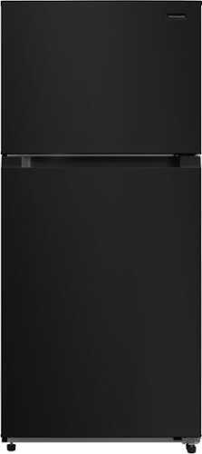 Rent to own Frigidaire - 22 Cu. Ft. Garage Ready Top Freezer Refrigerator - Black