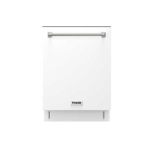 Rent to own Thor Kitchen - 24" Top Control Built-In Dishwasher Stainless Steel Tub with 3rd Rack, 47 dBA - Matte White
