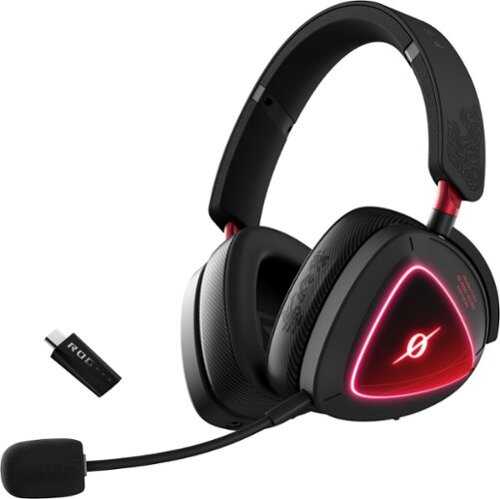 Rent to own ASUS - ROG Delta II Wireless RGB Gaming Headset for PC/Mac, Xbox, PS5, PS4 and Switch - Phantom Blade Zero Edition