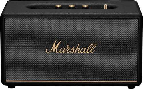 Rent to own Marshall - Stanmore III Bluetooth Home Speaker with Bass / Treble / Volume Controls and 3.5 mm Auxiliary / RCA Inputs - Black
