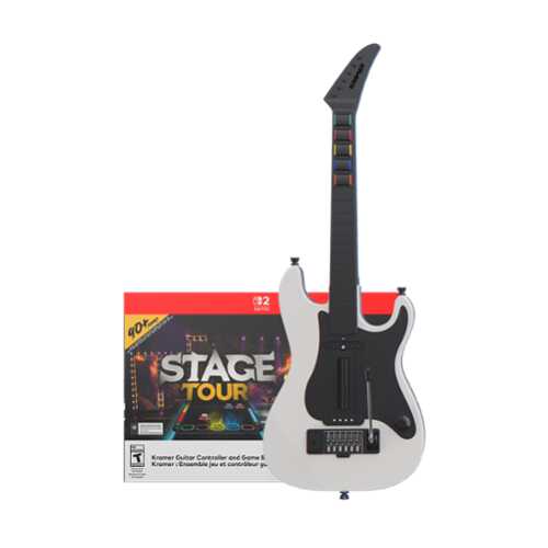Rent to own Stage Tour Game + Kramer Wireless Guitar Controller Bundle - Nintendo Switch 2