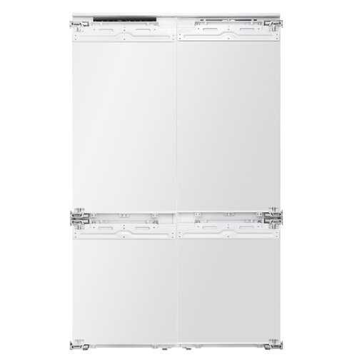 Rent to own Forno Appliances - Rivestito 16.9 Cu. Ft. 42" Built-In Counter-Depth Panel Ready Bottom Freezer Refrigerator with Ice Maker - White