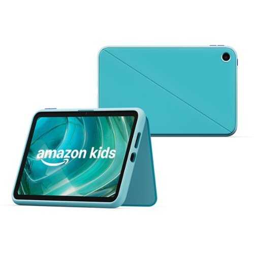 Rent to own Amazon - Kids Tablet 8 (all-new) ages 6+, 8.7" display, includes 1-year Kids+ content subscription, parental controls - Aquatic