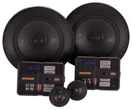 Rent to own KICKER - KS Series 5.25" 2-Way Component Car Speakers - Black