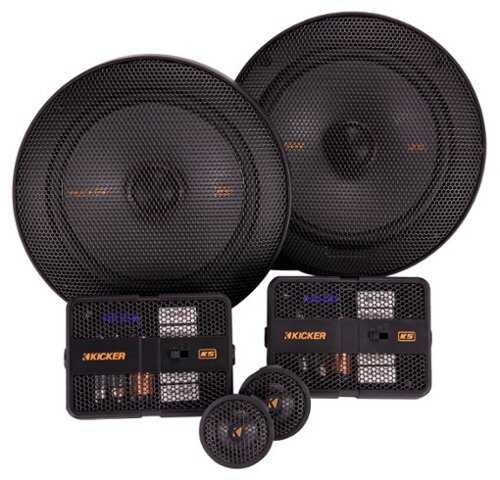 Rent to own KICKER - KS Series 6.5" 2-Way Component Car Speakers - Black