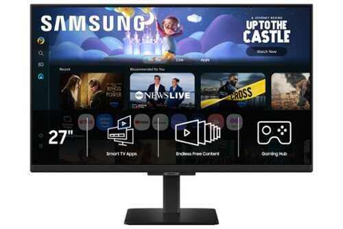 Rent to own Samsung - 27" M5 (M50F) FHD Smart Monitor with Built-in Speakers - Black