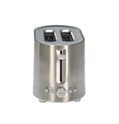 Rent to own Café - Express Finish 2-Slice Toaster with Extra Wide Slots and 4 Preset Toasting Functions - Stainless Steel