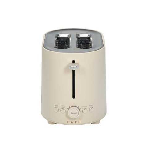 Rent to own Café - Express Finish 2-Slice Toaster with Extra Wide Slots and 4 Preset Toasting Functions - Buttercream