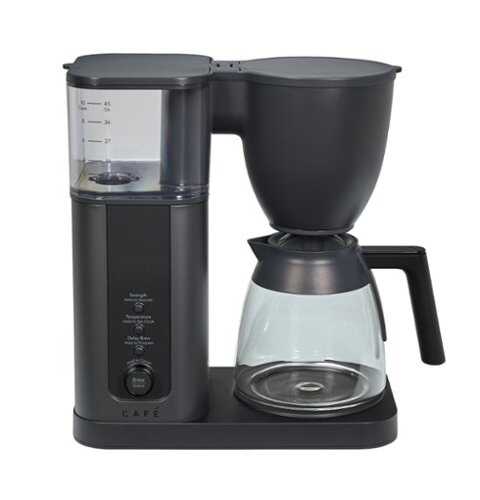 Rent to own Café - Specialty Smart 10-Cup and Single Serve Coffee Maker with Glass Carafe - Matte Black