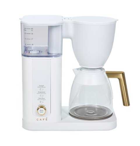 Rent to own Café - Specialty Smart 10-Cup and Single Serve Coffee Maker with Glass Carafe - Matte White