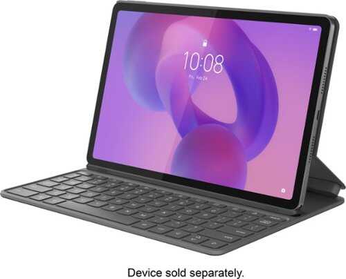 Rent to own Lenovo - Idea Tab Folio Case with Keyboard - Luna Grey