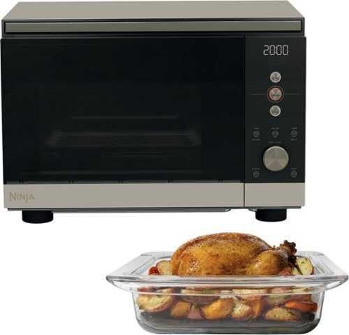 Rent to own Ninja - Crispi Microwave and Air Fryer with FusionCrisp Technology - Stone Gold