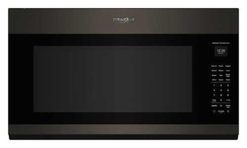 Rent to own Whirlpool - 2.1 cu. ft. Microwave Hood with Sensor Cooking and AccuPop - Black Stainless Steel