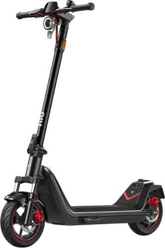 Rent to own NIU - KQi 300X Foldable Electric Kick Scooter w/ 50 mi Max Range & 24 mph Max Speed - Black