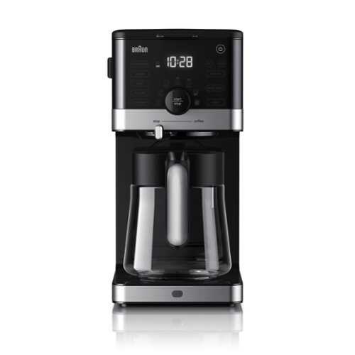 Rent to own Braun - OptiBrew Pro 10 Cup Drip Coffee Maker with Milk Frother & Cold Brew - Stainless Steel
