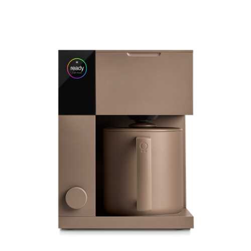 Rent to own Fellow - Aiden Precision Coffee Maker w/ Built In Guidance & Optional Automatic Temperature, Timing, and Water Flow - Malted Chocolate
