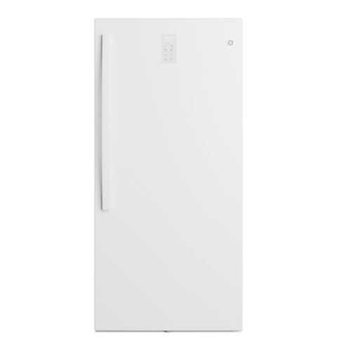 Rent to own GE - 14.3 Cu. Ft. Smart ENERGY STAR Garage Ready Convertible Upright Freezer - White