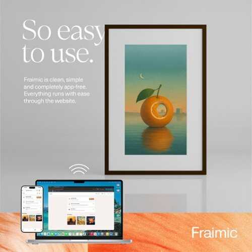 Rent to own Fraimic - Large 31.5" Smart AI Digital Canvas Display and Frame