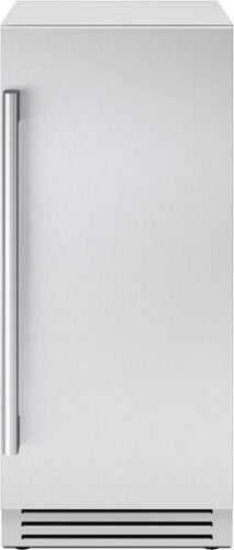 Rent to own Zephyr - 15" Outdoor/Indoor Presrv 80 lb. Daily Production Top Hat Built-In Gourmet Clear Ice Machine Left Hinge - Stainless Steel