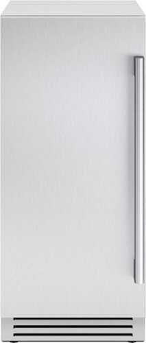 Rent to own Zephyr - 15" Outdoor/Indoor Presrv 80 lb. Daily Production Top Hat Built-In Gourmet Clear Ice Machine Right Hinge - Stainless Steel