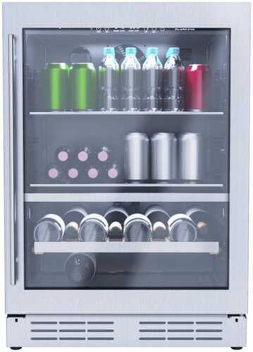 Rent to own Elica - Riserva 24 in. Beverage and Wine Center - Stainless Steel