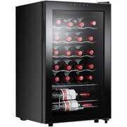 Rent to own STAIGIS 24 Bottle Wine Cooler Refrigerator  Freestanding Wine Fridge w/ 40-66 Temperature Stability Function  Glass Door Fridge with Concealed Handle