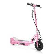 Rent to own Razor E125 Motorized Rechargeable Kids Youth Electric Scooters, 1 Pink & 1 Blue